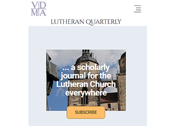 Lutheran Quarterly